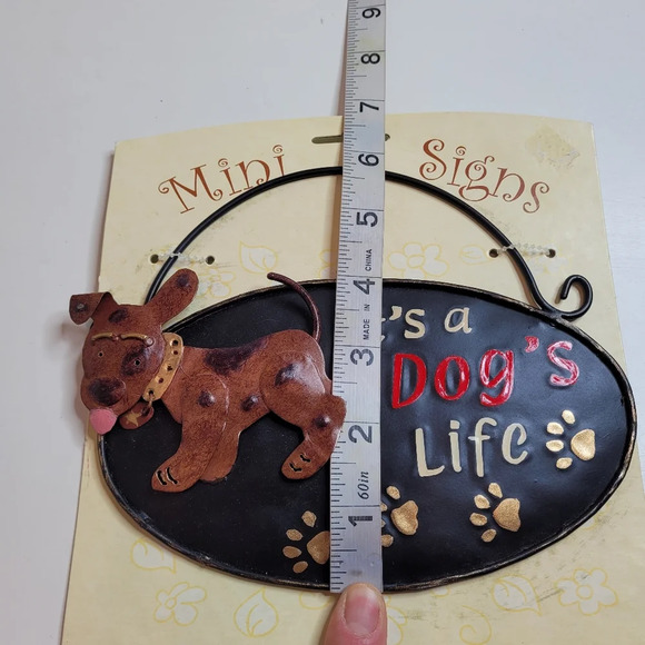 Regal Art & Gifts Its a Dog's Life Home and Garden Decor NEW - Picture 5 of 7